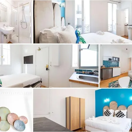 Le Kiberlain - Passy Tour Eiffel A Pied - 4 Personnes - Design Apartamento *